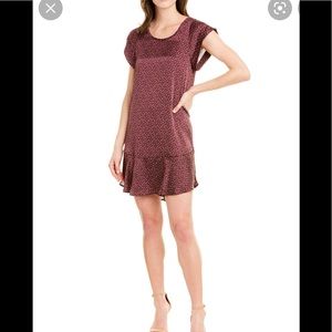 Joie Carlen Print Flounce Shift Dress